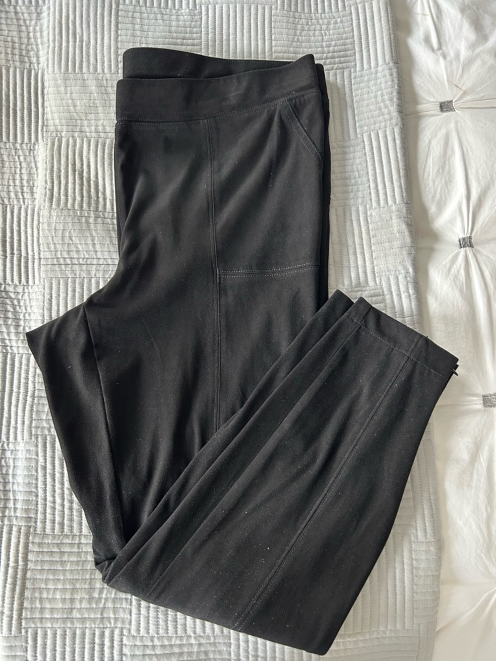 Love & Legend Black Suede Leggings